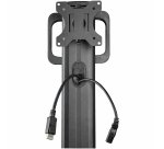 StarTech.com Pupitre de Travail Mobile avec Support Écran - Support pour Tour PC et Clavier - Chariot Ordinateur Ergonomique - Pupitre de Travail Debout Mobile Sur Roulettes