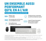HP 650 Wireless Keyboard and Mouse Combo clavier Souris incluse Maison RF sans fil AZERTY Belge Noir