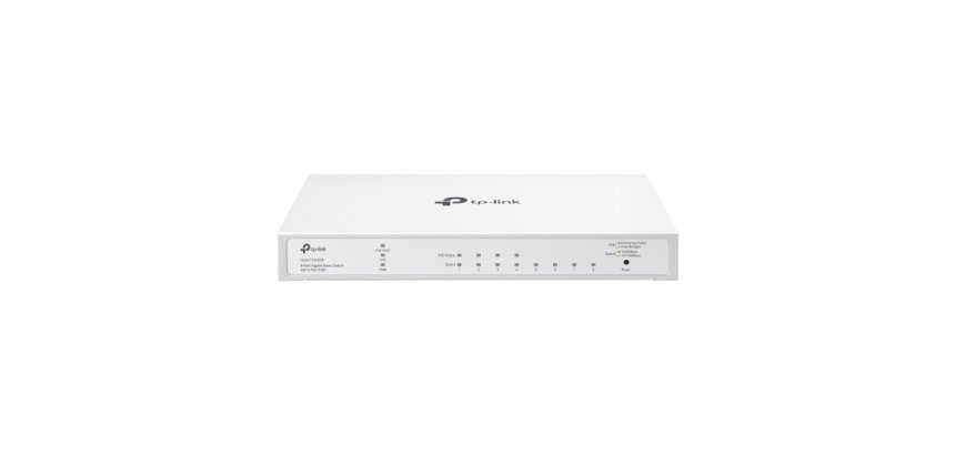 TP-Link FESTA FS308GP commutateur réseau Géré Gigabit Ethernet (10/100/1000) Connexion Ethernet, supportant l'alimentation via ce port (PoE) Blanc
