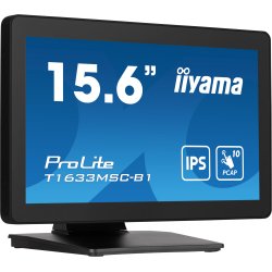 iiyama ProLite T1633MSC-B1 écran plat de PC 39,6 cm (15.6") 1920 x 1080 pixels Full HD LCD Écran tactile Noir