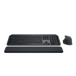 Logitech MX Keys S Combo teclado Ratón incluido Oficina RF Wireless + Bluetooth QWERTY Español Grafito