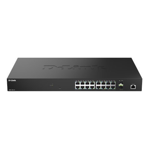 D-Link DMS-1250-18/E commutateur réseau Géré L2 2.5G Ethernet (100/1000/2500) Noir