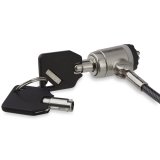 StarTech.com Câble de sécurité à clé pour ordinateur portable avec bouton de verrouillage