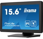iiyama ProLite T1633MSC-B1 écran plat de PC 39,6 cm (15.6") 1920 x 1080 pixels Full HD LCD Écran tactile Noir