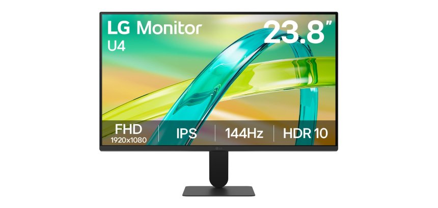 LG 24U411B-B écran plat de PC 60,5 cm (23.8") 1920 x 1080 pixels Full HD LCD Noir