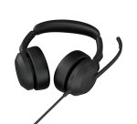 Jabra Evolve2 50 Auriculares Alámbrico Diadema Oficina/Centro de llamadas USB Type-C / USB Type-A Bluetooth Negro