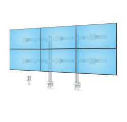 StarTech.com 6-MONITOR-ARM-A support d'écran plat pour bureau 81,3 cm (32") Blanc