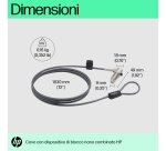 HP Lucchetto a combinazione per cavo nano