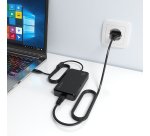 AISENS Cargador De Sobremesa GaN 100W PD3.0 1xUSB-C 1.8m, Negro
