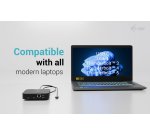 i-tec USB-C Dual HDMI Docking Station with Power Delivery 100 W + Universal Charger 100W