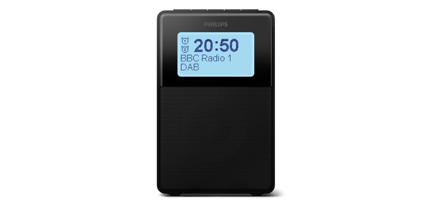 Philips TAR5100/10 alarm clock Digital alarm clock Black