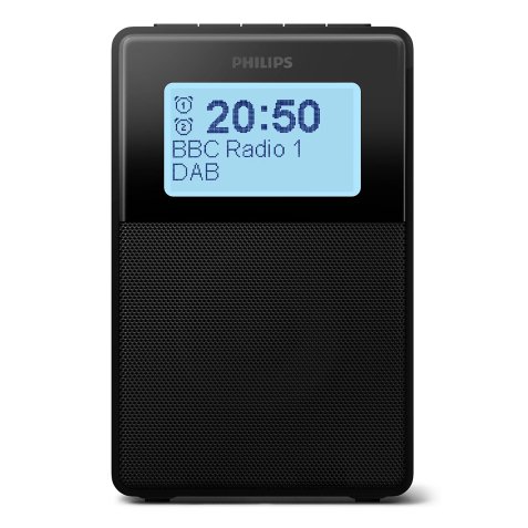 Philips TAR5100/10 alarm clock Digital alarm clock Black