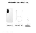 Samsung Galaxy A26 5G, Smartphone con Funzioni intelligenti, Display Super AMOLED 6.7”, 6GB RAM, 128GB, Batteria 5.000 mAh, memoria espandibile, White