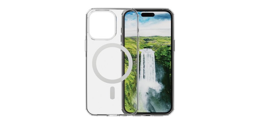dbramante1928 Iceland Ultra D3O MagSafe coque de protection pour téléphones portables Housse Transparent, Blanc