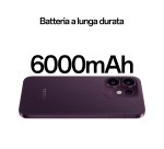 OPPO Reno16 5G AI Smartphone, Tripla fotocamera 50+50+50MP, Selfie 50MP, Display 6.32” 120HZ AMOLED FHD+, 6000mAh, RAM 8GB(Esp2GB/4GB/8GB)+ROM 512GB [Versione Italia], Purple Black