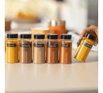 Brother BTAG-335 - Ruban adhésif blanc sur noir, 12 mm de large, non laminé