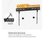 Equip 37"-86" No Drilling TV Wall Mount Bracket
