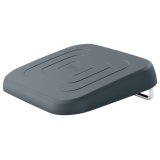 Repose-pieds, réglable en hauteur, gris foncé