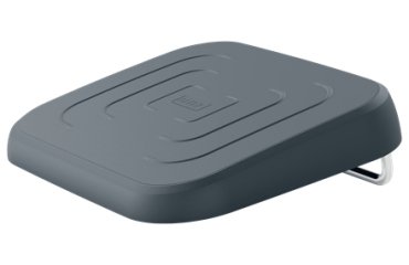 Repose-pieds leitz ergo cosy hauteur ajustable coloris     gris