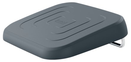 Repose-pieds, réglable en hauteur, gris foncé