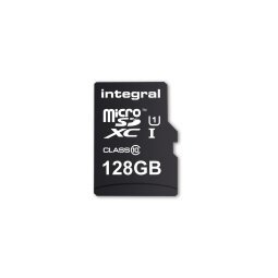 Integral 128GB MICRO SD CARD SMARTPHONE AND TABLET MICROSDHC/XC with Read speed up to 80MB/s 128 Go MicroSD UHS-I Classe 10