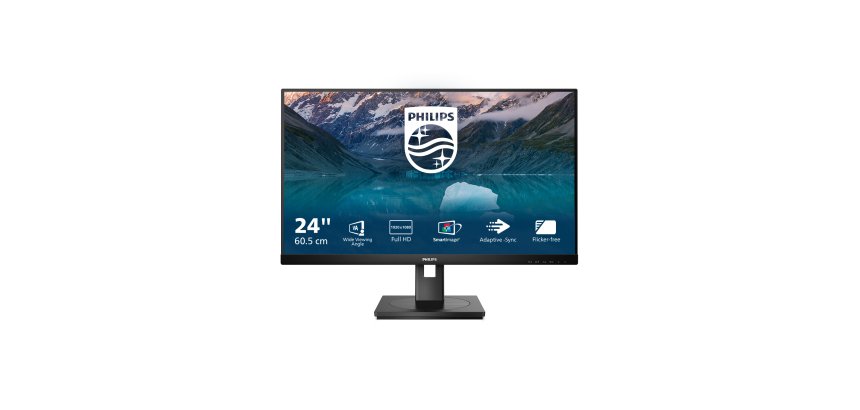 Philips S Line 242S9JML/00 écran plat de PC 60,5 cm (23.8") 1920 x 1080 pixels Full HD LCD Noir