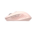 Nilox RATON DUAL WIRELESS 1600 DPI ROSA mouse Ufficio Bluetooth + USB Type-A Ottico