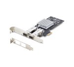 StarTech.com Carte Réseau GbE SFP à 2 Port, PCIe 2.0 x1, Intel I350-AM2, Carte Contrôleur 2x 1GbE, 1000BASE Cuivre/Fibre Optique, Carte Réseau Gigabit Ethernet NIC, Backplanes Serveur/PC - Compatible Windows/Linux