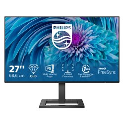 Philips E Line 275E2FAE/00 écran plat de PC 68,6 cm (27") 2560 x 1440 pixels Quad HD LED Noir