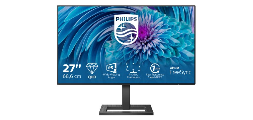 Philips E Line 275E2FAE/00 Monitor PC 68,6 cm (27") 2560 x 1440 Pixel Quad HD LED Nero