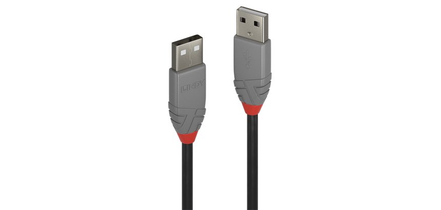 Lindy Câble USB 2.0 type A/A, Anthra Line, 0.2m