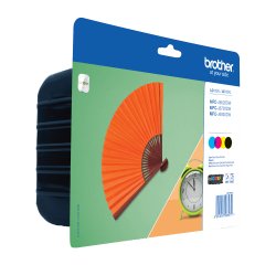Brother LC-129XLVALBP ink cartridge 4 pc(s) Original Black, Cyan, Maroon, Yellow