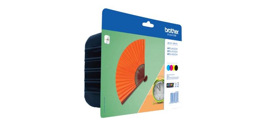 Brother LC-129XLVALBP ink cartridge 4 pc(s) Original Black, Cyan, Maroon, Yellow