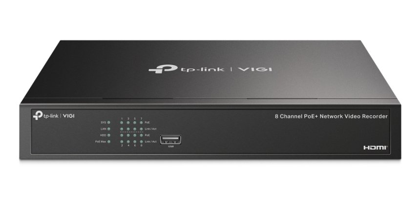 TP-Link VIGI NVR1008H-8P Noir
