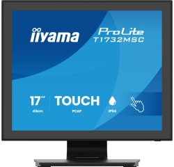 iiyama ProLite T1732MSC-B2S computer monitor 43,2 cm (17") 1280 x 1024 Pixels SXGA LED Touchscreen Zwart