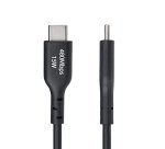 StarTech.com 3ft (1m) USB-A to USB-C Charging Cable, Charge & Sync, 3A, USB 2.0, TPE Jacket - Black USB Charging Cord