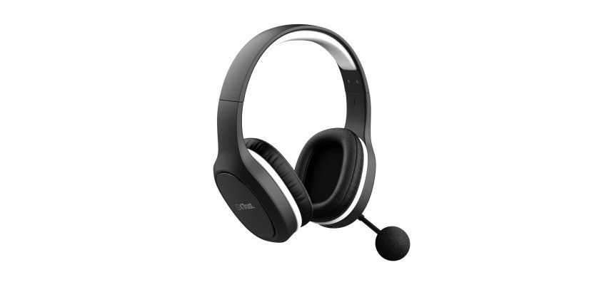 Trust GXT 391 Thian Casque Avec fil &sans fil Arceau Gaming USB Type-C Noir, Blanc