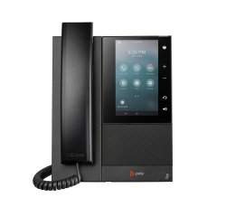 HP Poly Téléphone multimédia professionnel Poly CCX 505 avec Open SIP et compatible PoE