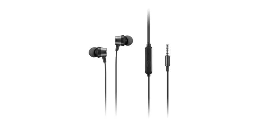 Lenovo 4XD1J77352 auricular y casco Auriculares Alámbrico Dentro de oído Oficina/Centro de llamadas Negro