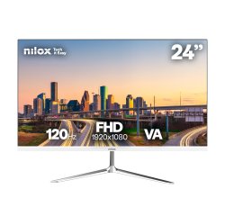 Nilox NXM24FHD1201W Monitor PC 60,5 cm (23.8") 1920 x 1080 Pixel Full HD LED Bianco