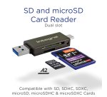 Integral INCRUSB3.0ACSDMSDA2 lecteur de carte mémoire USB 3.2 Gen 1 (3.1 Gen 1) Type-A/Type-C Noir