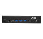 MSI Pro DP10 A14MG-003EU PC/stazione di lavoro Intel® Core™ i3 i3-14100 8 GB DDR5-SDRAM 512 GB SSD Windows 11 Home Mini PC Nero