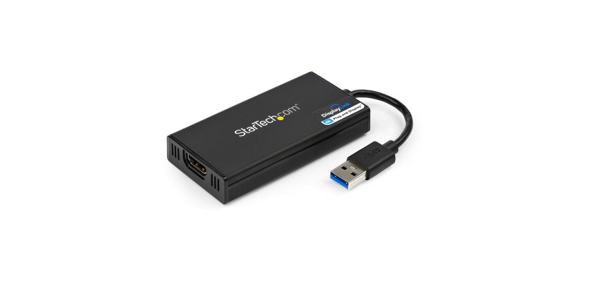 StarTech.com USB 3.0 to HDMI Adapter - 4K 30Hz Ultra HD - DisplayLink Certified - USB Type-A to HDMI Display Adapter Converter for Monitor - External Video & Graphics Card - Mac & Windows