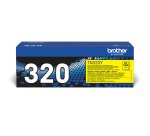 Brother TN-320 / TN320Y Tóner original amarillo de capacidad estándar (1500 páginas)