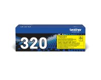 Brother TN-320 / TN320Y Tóner original amarillo de capacidad estándar (1500 páginas)
