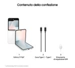 Samsung Galaxy Z Flip7 FE Smartphone AI, RAM 8GB, 256GB, Display 3,4" Super AMOLED/6,7" Dynamic AMOLED 2X, Fotocamera 50MP, White