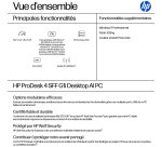 HP ProDesk 4 SFF G1i Desktop AI PC Intel Core Ultra 5 225 16 Go DDR5-SDRAM 512 Go SSD Windows 11 Pro Noir