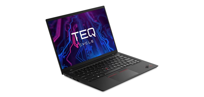 Teqcycle Lenovo ThinkPad X1 Carbon G10 Intel® Core™ i7 i7-1265U Ordinateur portable 35,6 cm (14") WUXGA 32 Go LPDDR5-SDRAM 512 Go SSD Wi-Fi 6E (802.11ax) Windows 11 Pro Noir Français