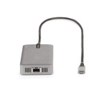 StarTech.com Adaptador Multipuertos USB-C para 3 Monitores - 4K 60Hz Doble + HDMI y DisplayPort 4K 30Hz - Hub USB de 3 Puertos - PD 100W - Docking Station de Viajes - Win/Chrome