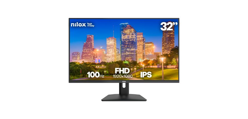 Nilox MONITOR 32 IPS 4MS HDMI VGA 100HZ computer monitor 81.3 cm (32") 1920 x 1080 pixels Full HD LCD